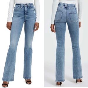 Good American Light Blue Boot Cut Jeans